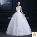 White bridal sleeveless puffy backless ball gown wedding guest dress plus size